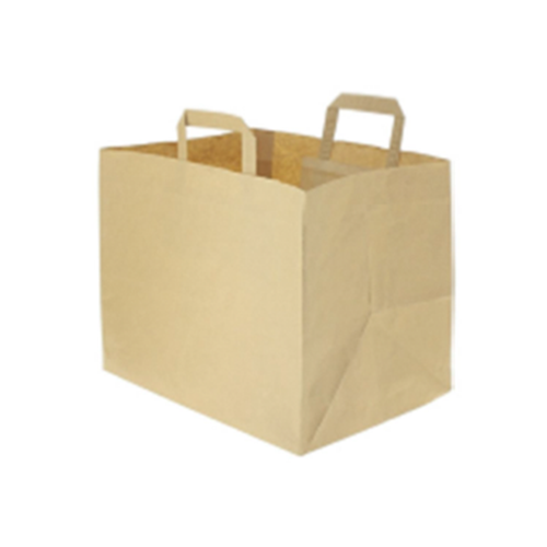 BOLSA PAPEL KRAFT 32+21x24 - línea TAKE AWAY - Papel Plast Pack S.L